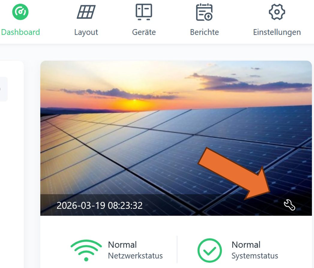 S miles cloud Hoymiles Schraubenschlüssel Einstellungen